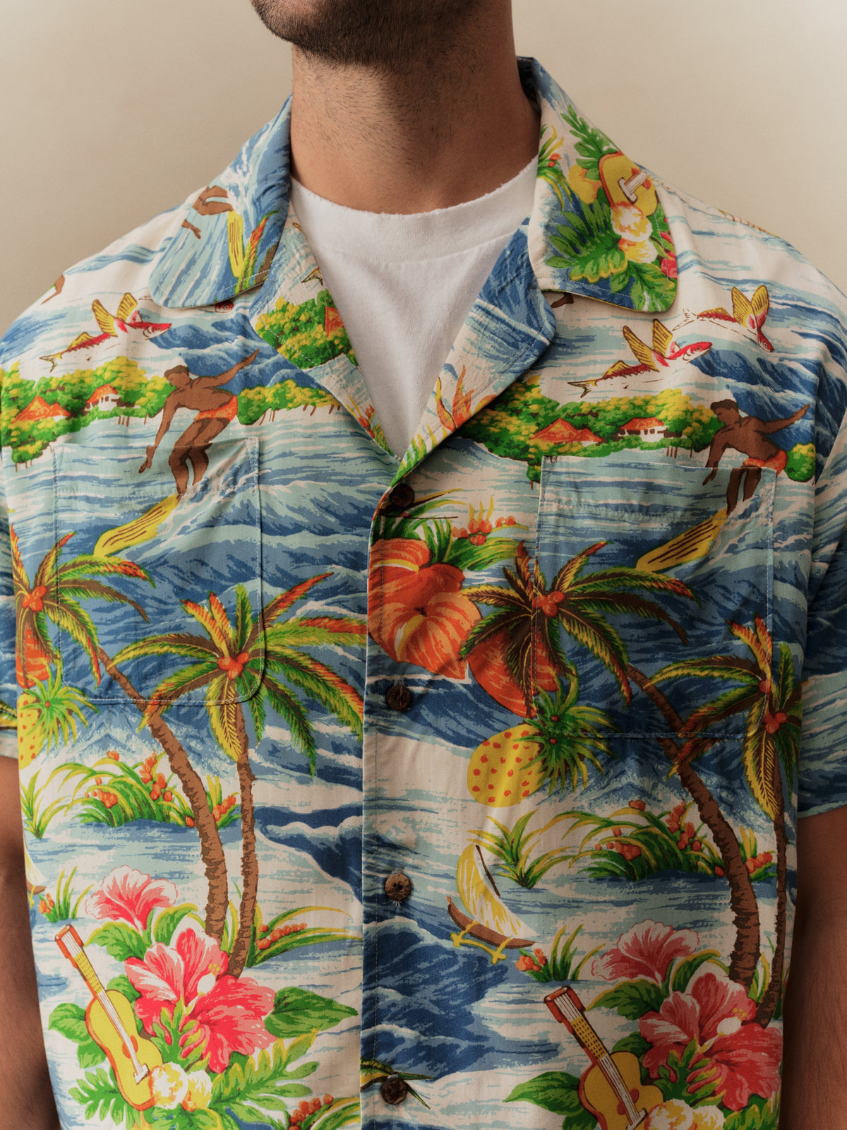 Hawaiian Vacation Shirt (Blue)