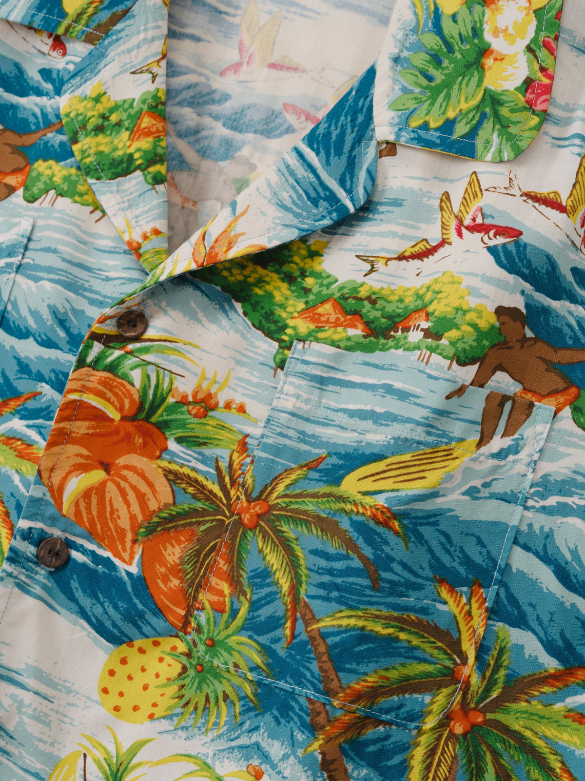 Hawaiian Vacation Shirt (Blue)