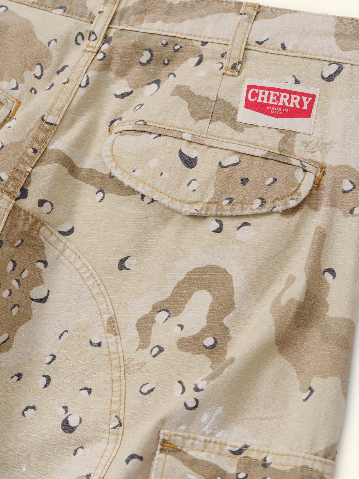 Wide Leg Cargo Pants (Desert Storm)
