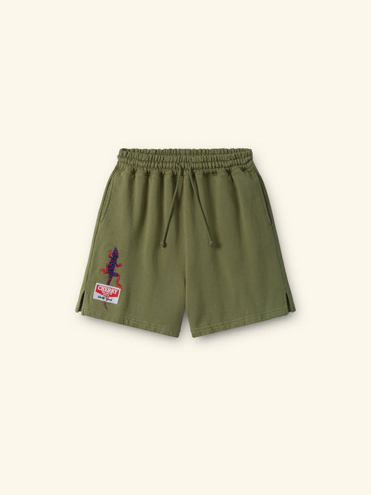 Gecko Sweatshorts (Cactus)