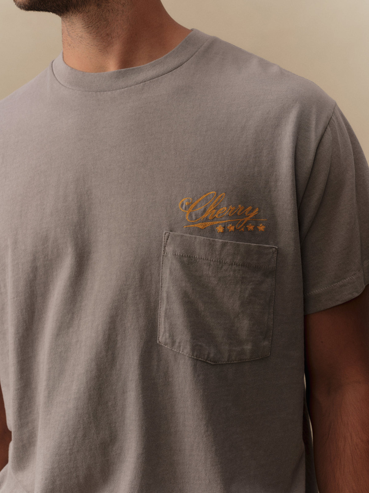 5 Star Boxy Pocket T-Shirt (Smoke)