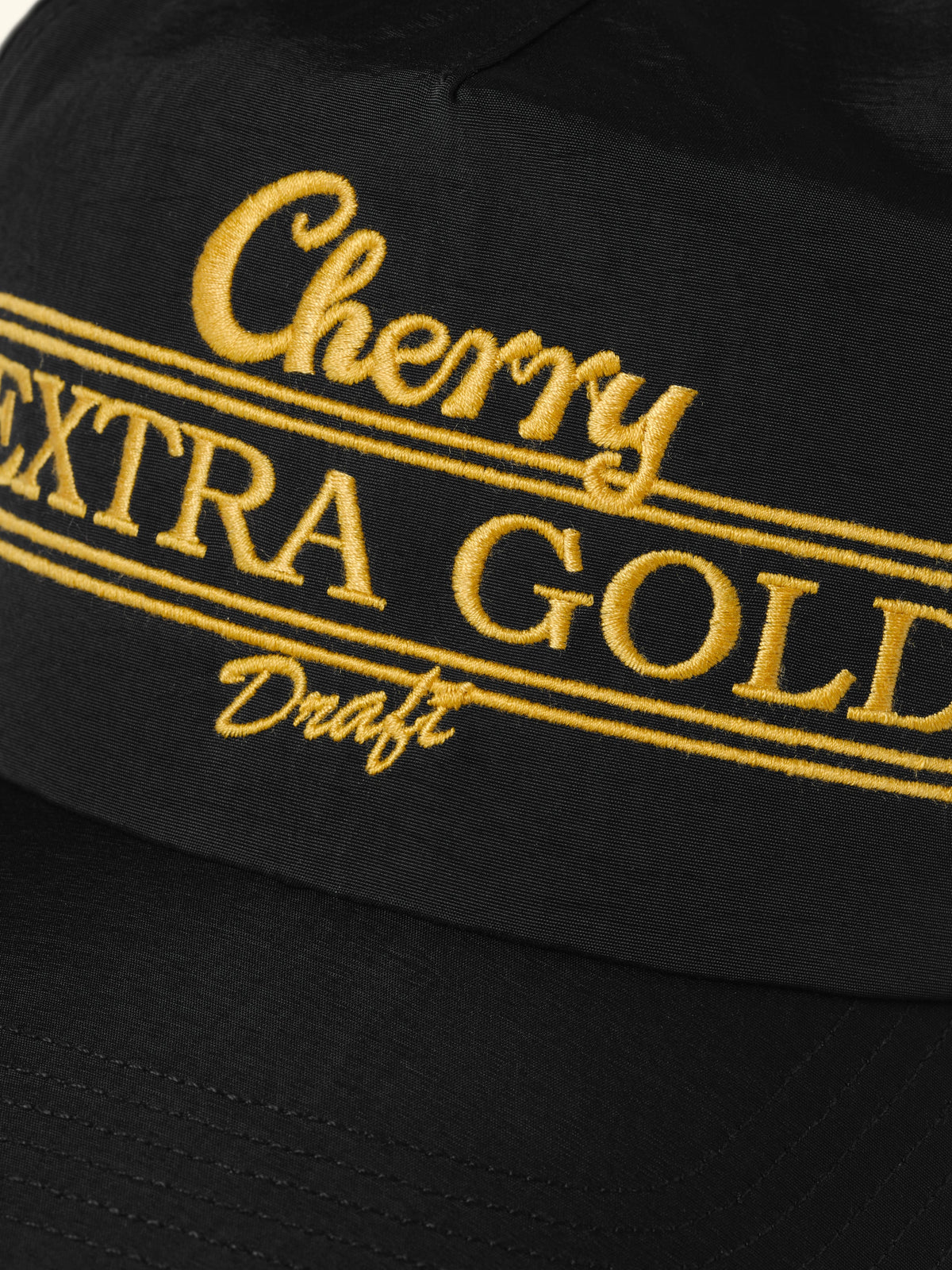 Extra Gold 5 Panel Hat (Black)
