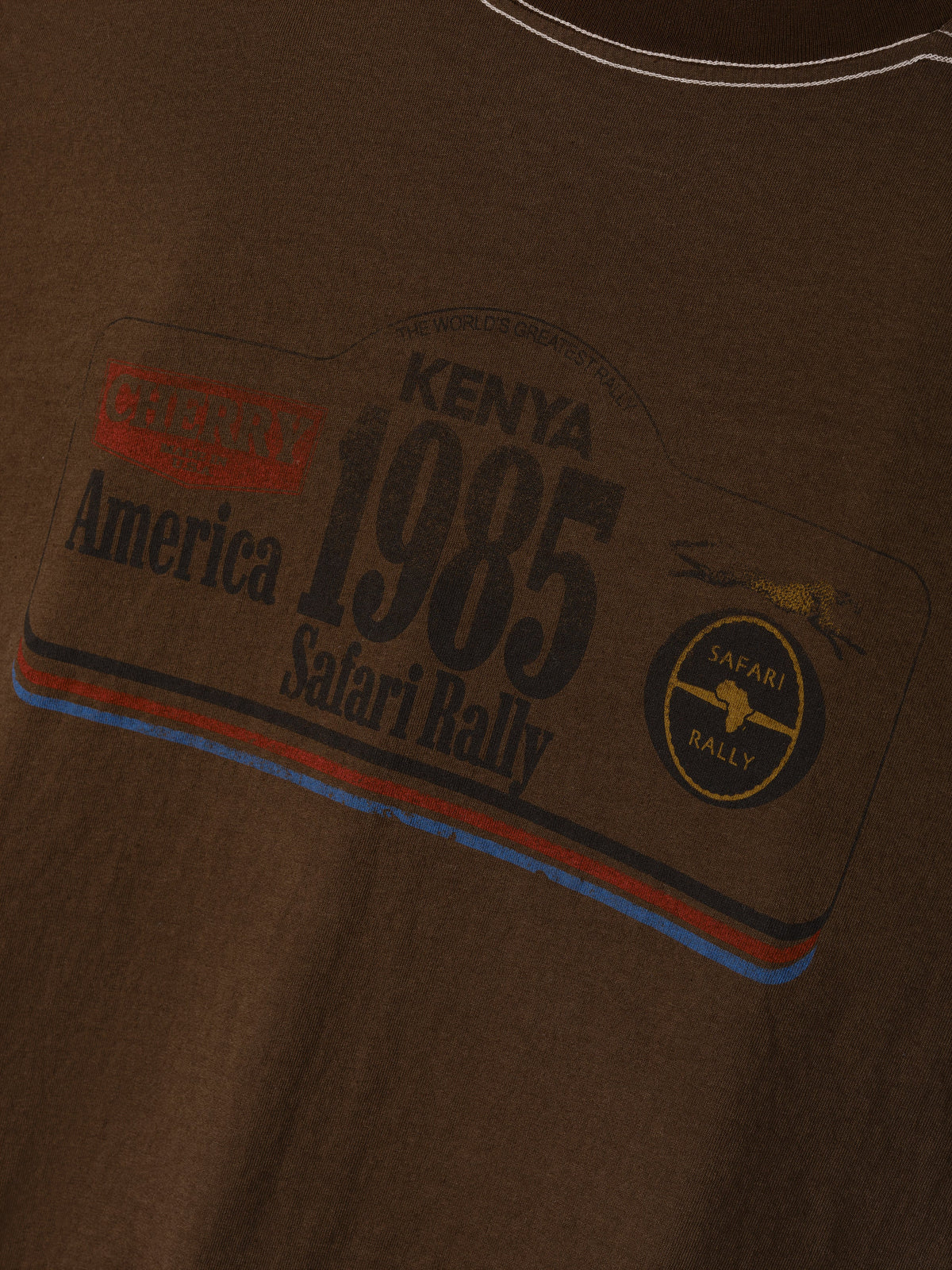 Boxy Safari T-Shirt (Brown)