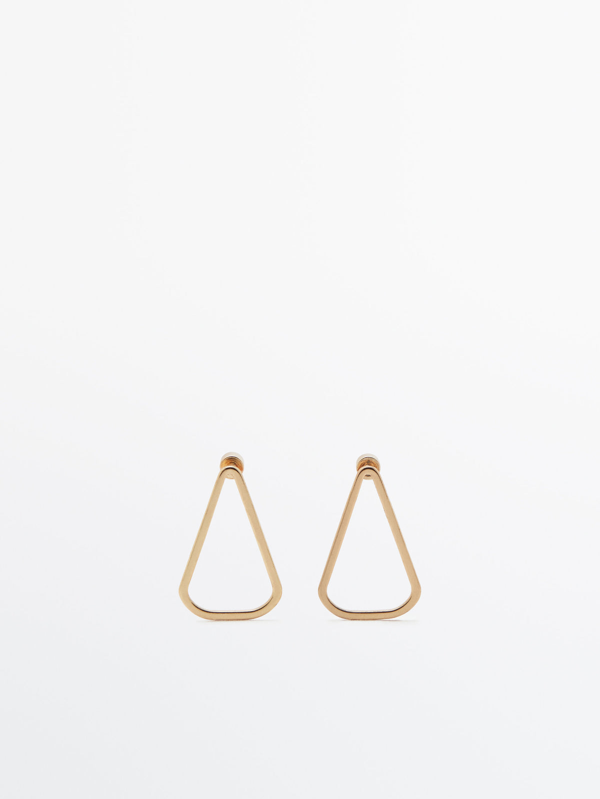 Pendientes triangulo - ORO