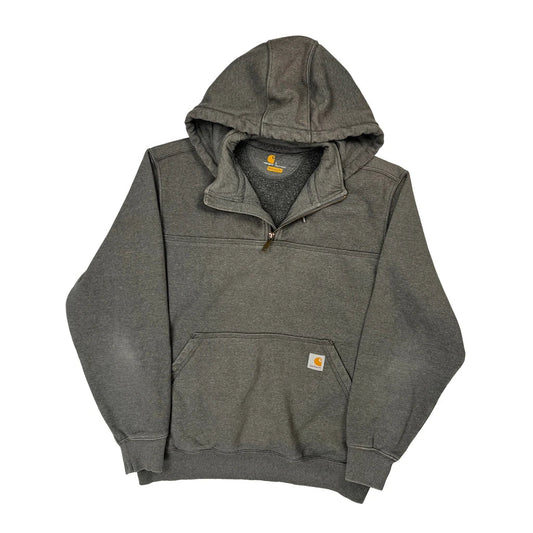 Carhartt Hoodie - Large Gray Cotton Blend