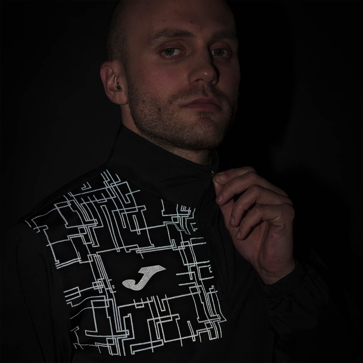 Joma Elite VIII Logo Giacca Black
