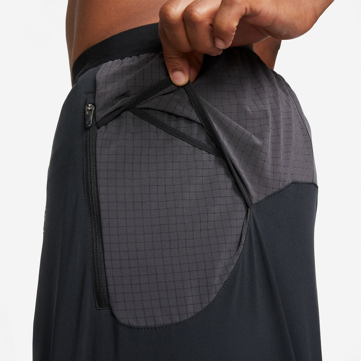 Nike Dri-FIT Second Sunrise 7in Pantaloncini Black/Dark Smoke Grey/White