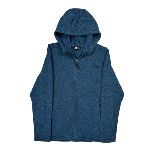 The North Face Hoodie - Large Blue Polyester