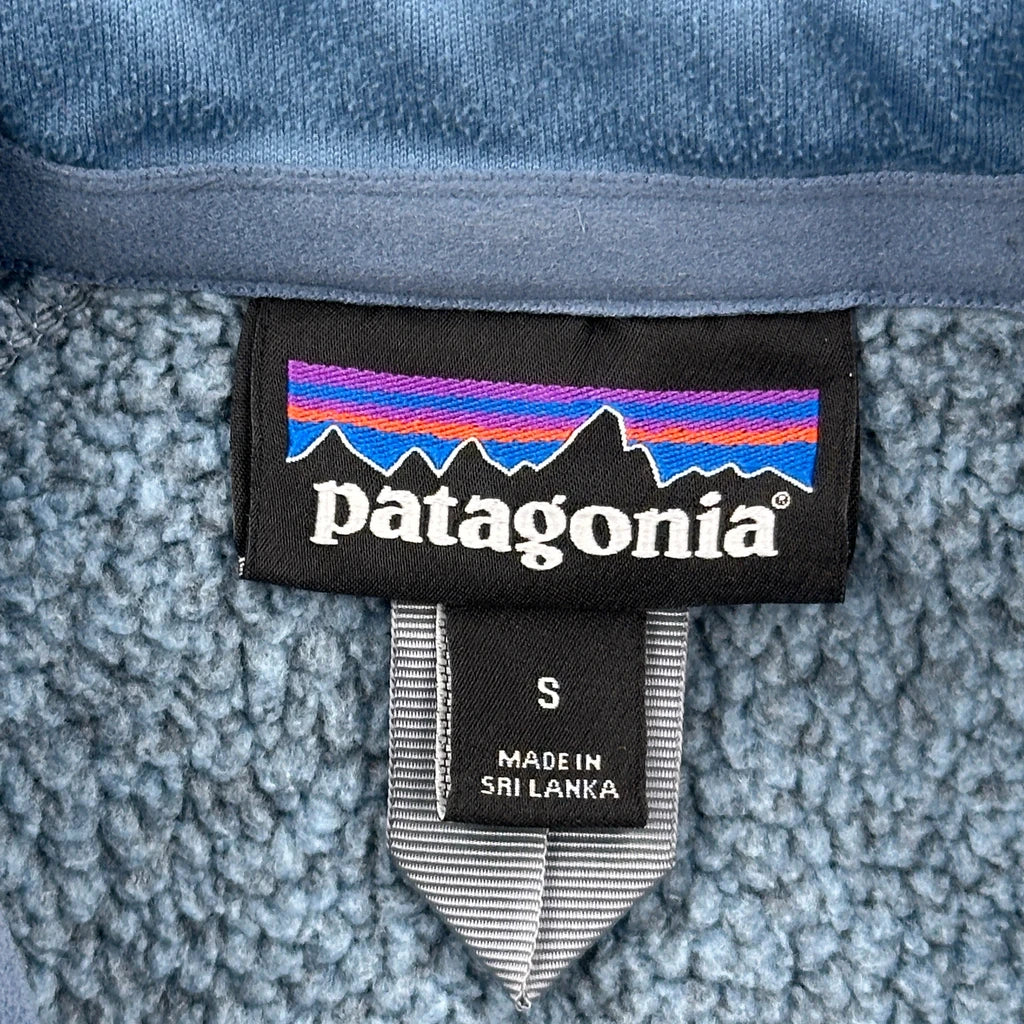 Patagonia Fleece Jacket - Small Blue Polyester