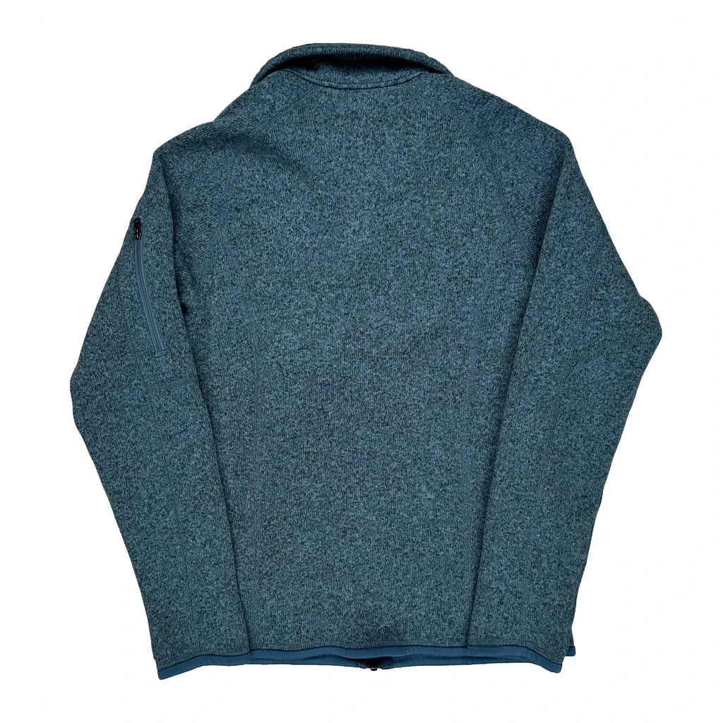 Patagonia Fleece Jacket - Small Blue Polyester