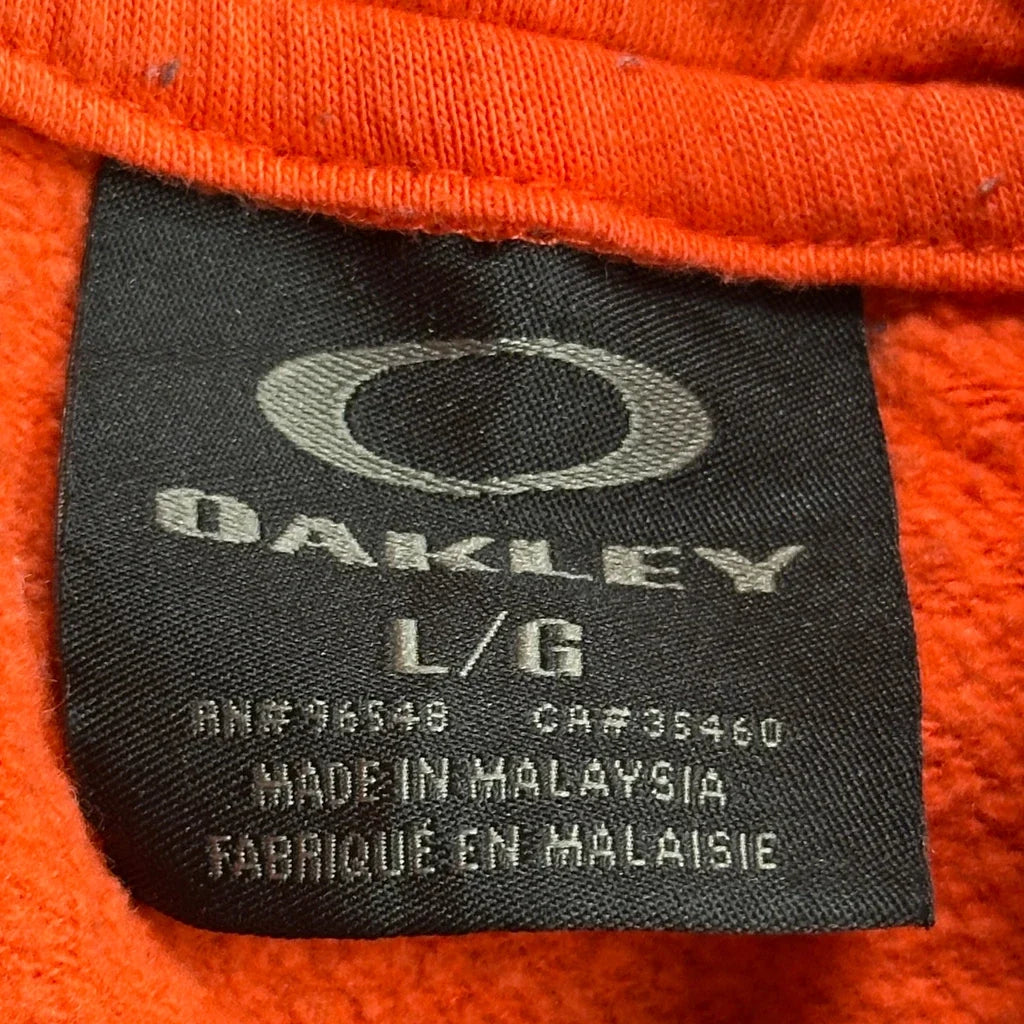 Factory Pilot Oakley Hoodie - Large Red Cotton
