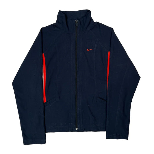 Nike Track Jacket - Medium Navy Polyester