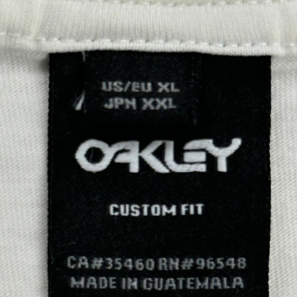 Oakley Spellout T-Shirt - XL White Cotton