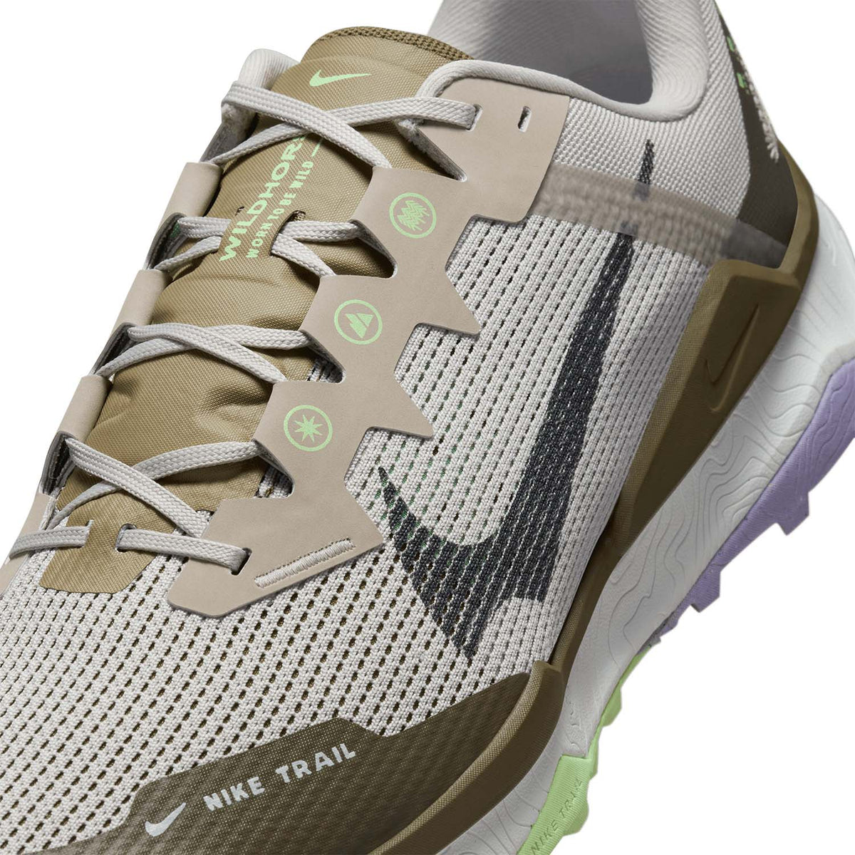 Nike React Wildhorse 8 Light Iron Ore/Anthracite/Lilac Bloom