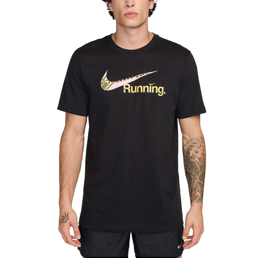 Nike Dri-FIT Swoosh Maglietta Black