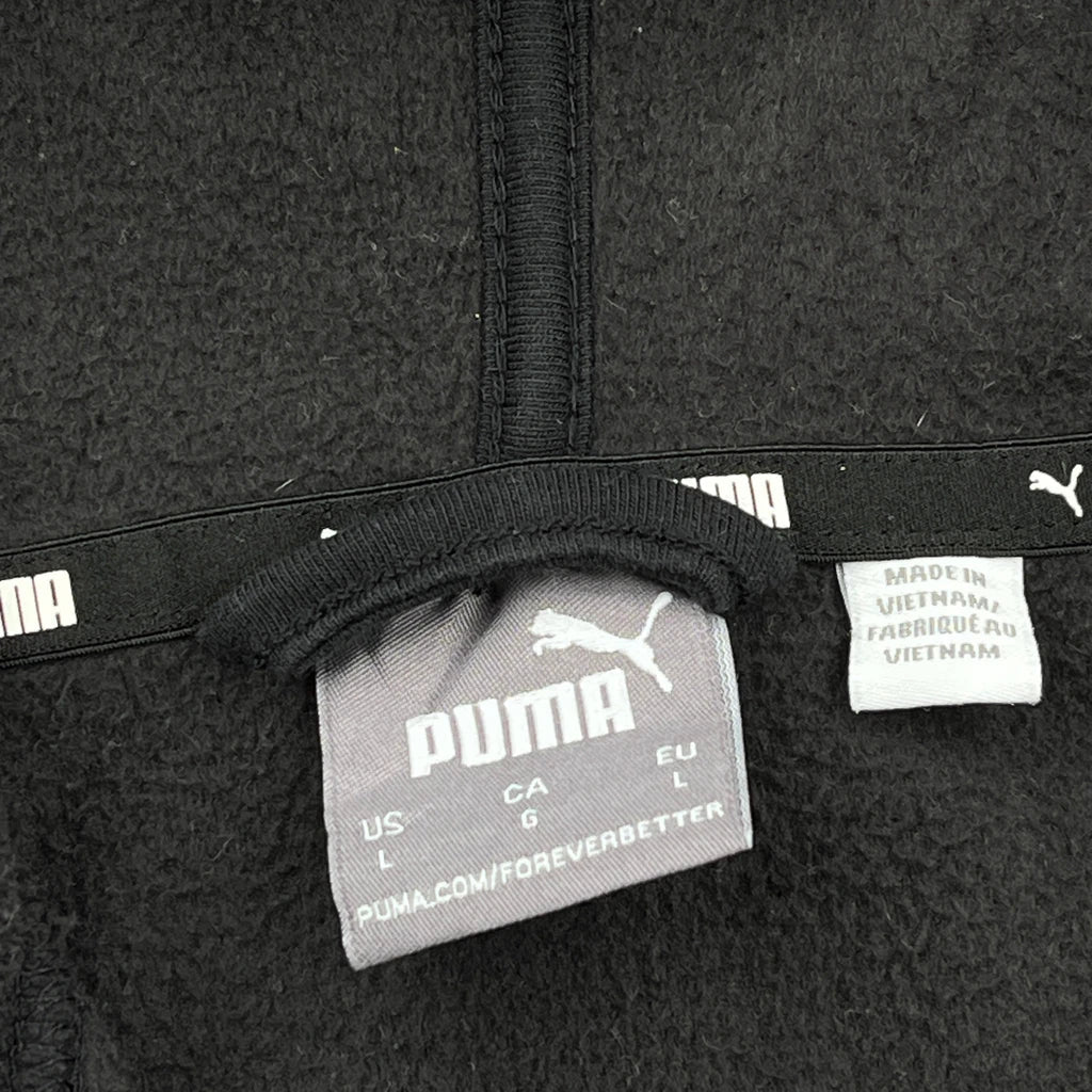 Puma Hoodie - Large Black Polyester
