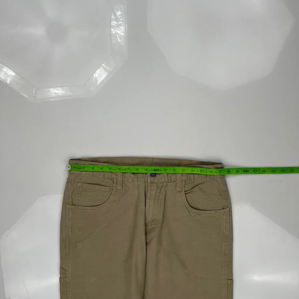Berne Cargo Pants - 34W 30L Khaki Cotton Blend