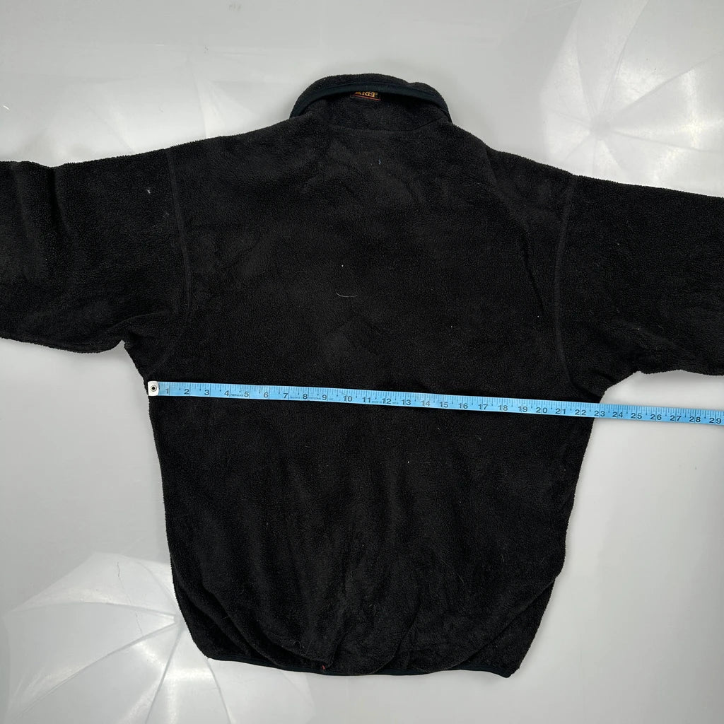 90S Rei Fleece - No Size Black Polyester