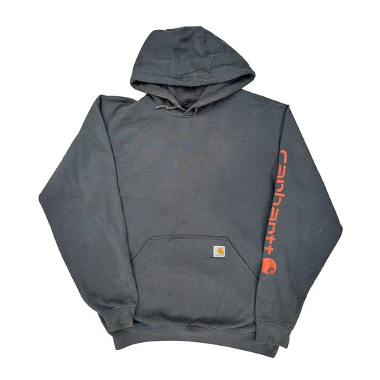 Loose Fit Carhartt Hoodie - Medium Gray Cotton