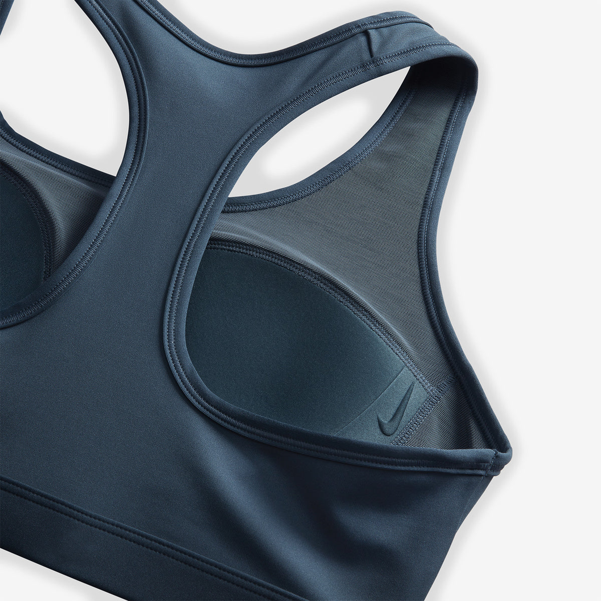 Nike Swoosh Dri-FIT Reggiseno Sportivo Deep Jungle/White