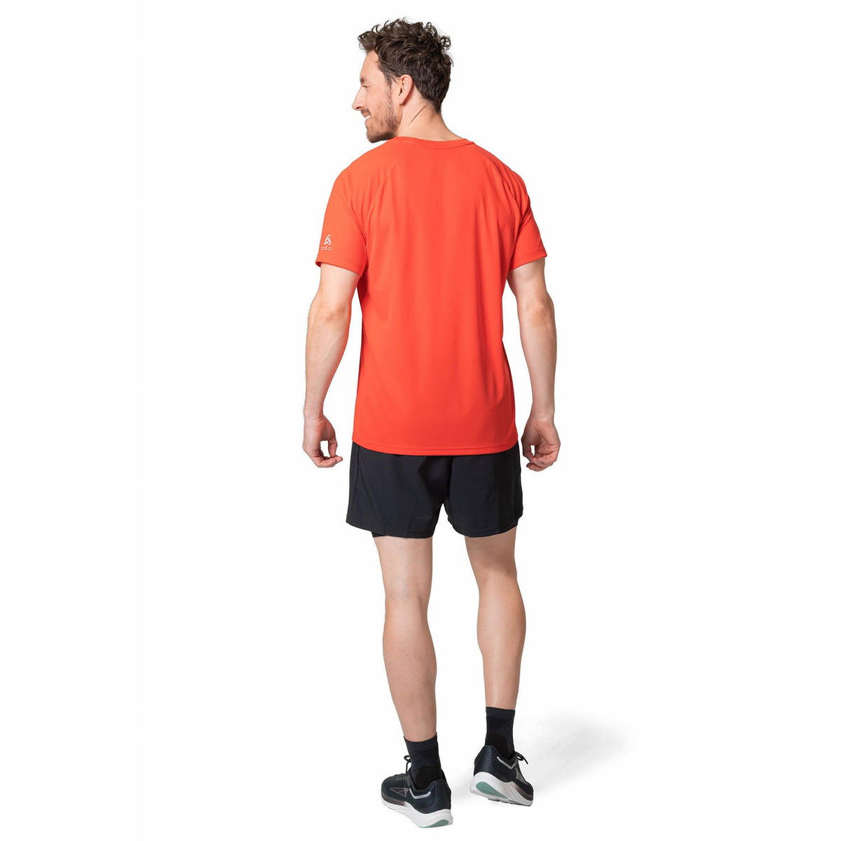 Odlo Crew Essential Print Maglietta Firelight