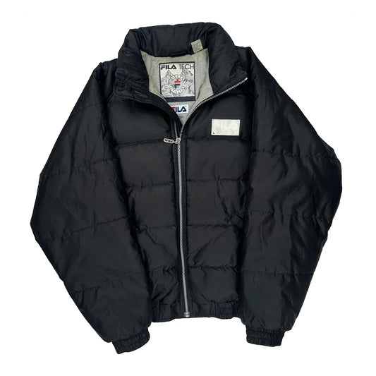 Fila Puffer - Medium Black Nylon