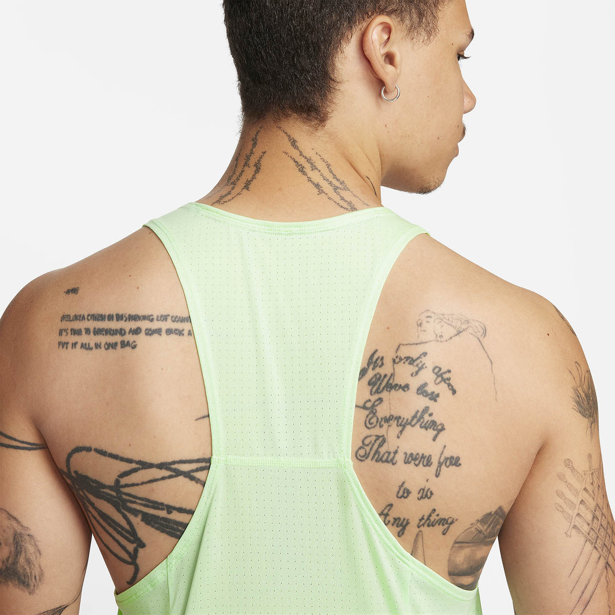 Nike Dri-FIT Fast Canotta Vapor Green/Reflective Silver