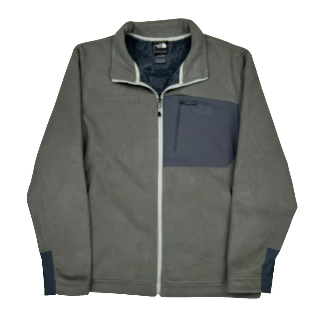 The North Face Fleece Jacket - XL Gray Polyester