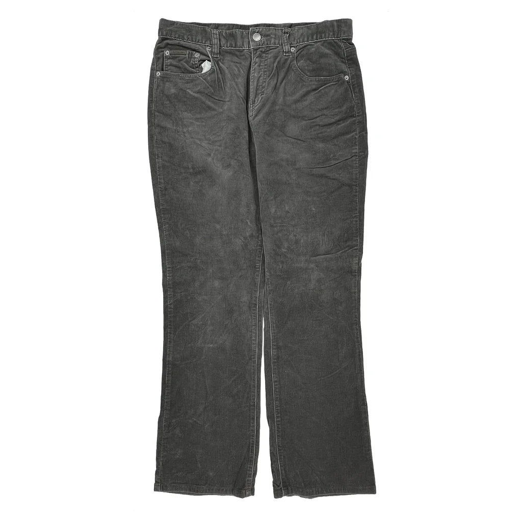 Calvin Klein Jeans Cord Pants - 31″ Waist Gray Corduroy