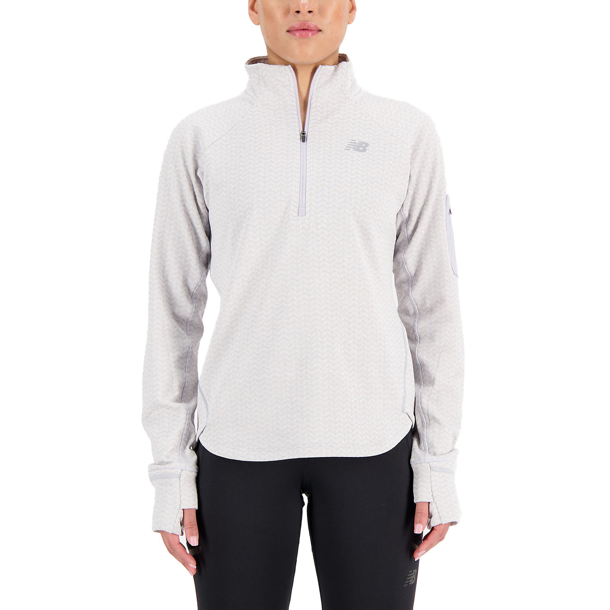 New Balance Heat Maglia Grey Violet Heather