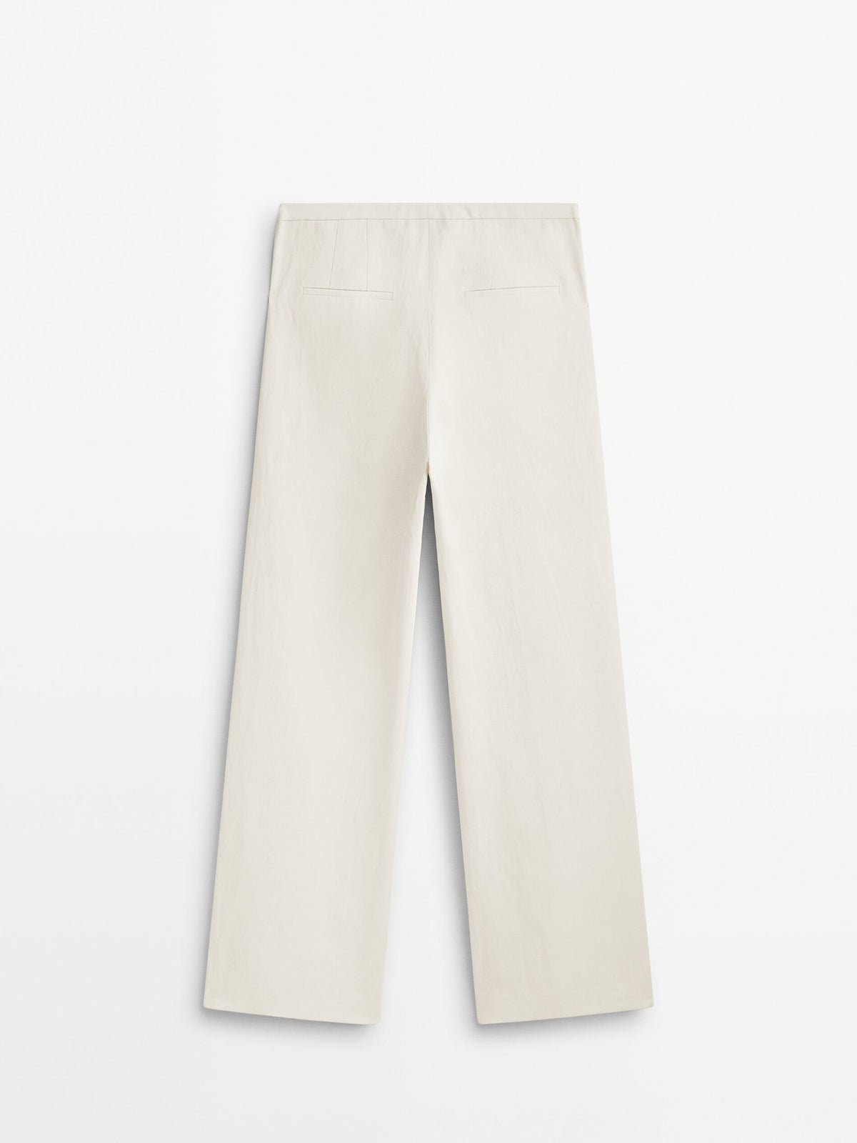 Pantalón traje lino Limited edition - MARFIL