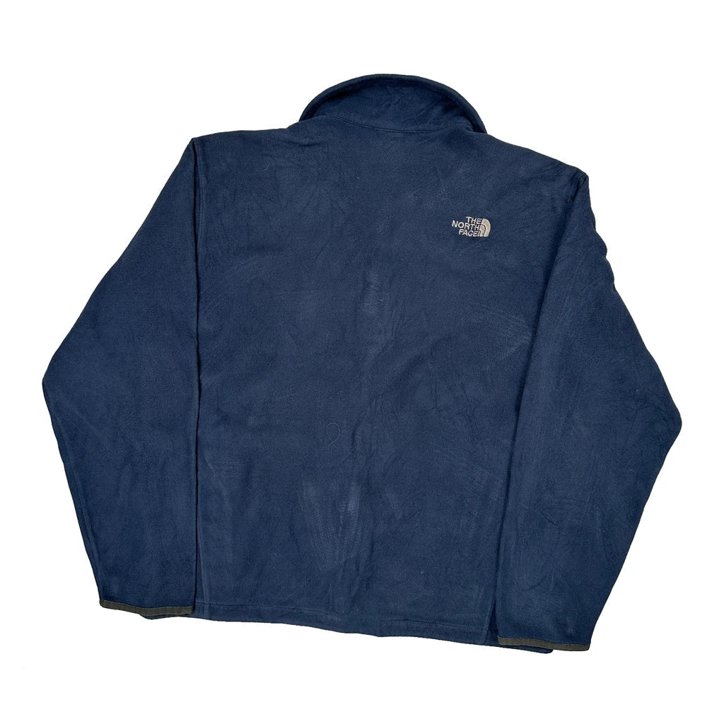 The North Face Fleece Jacket - Large Blue Polyester