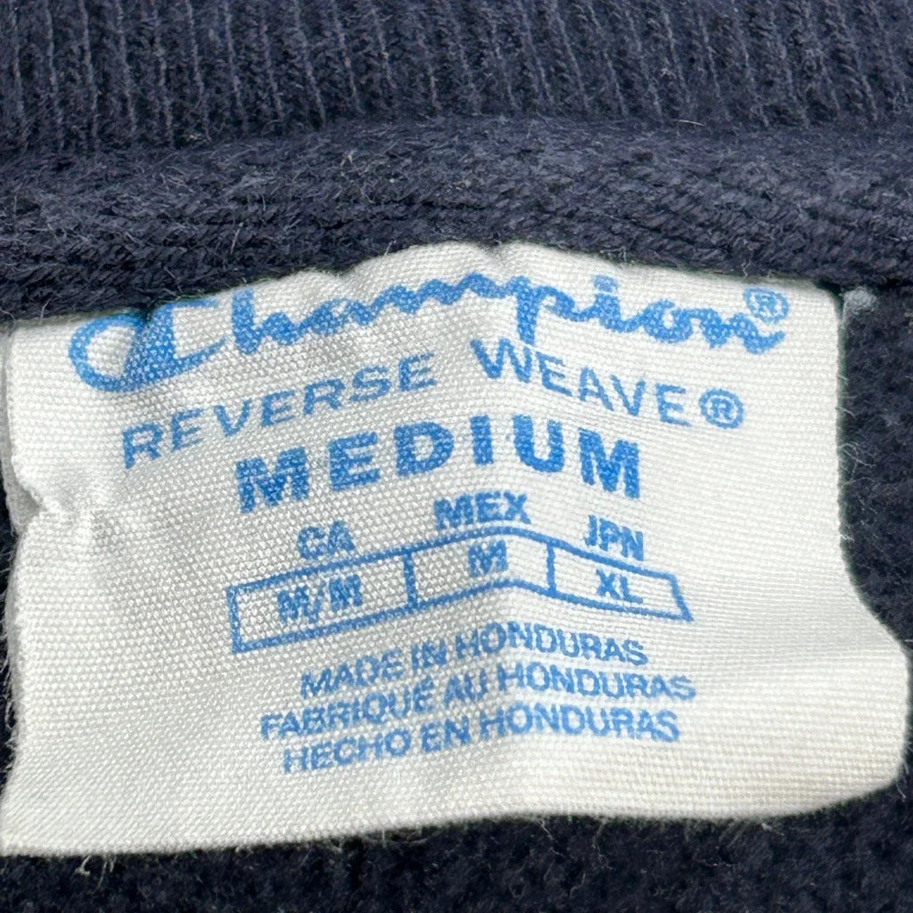 Reverse Weave Champion Sweatshirt - Medium Blue Cotton