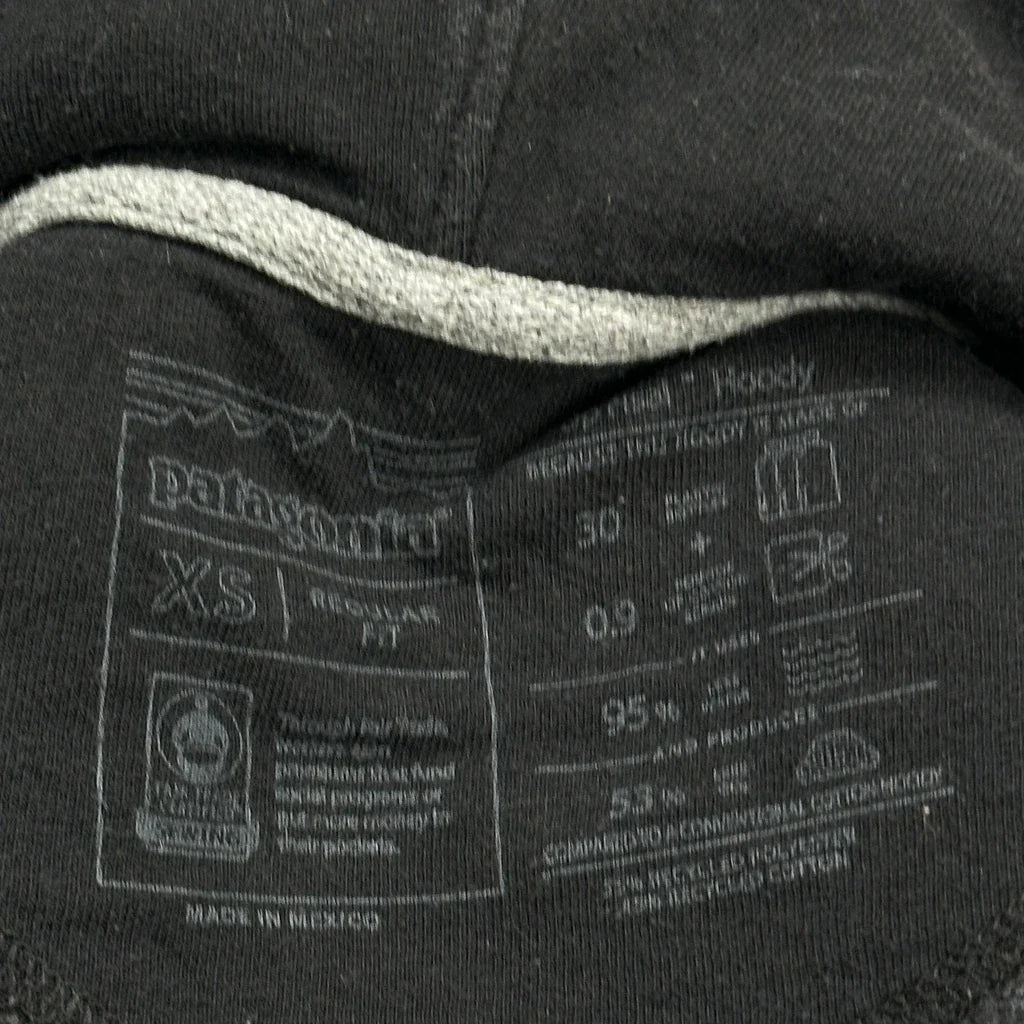 Patagonia Hoodie - XS Black Cotton
