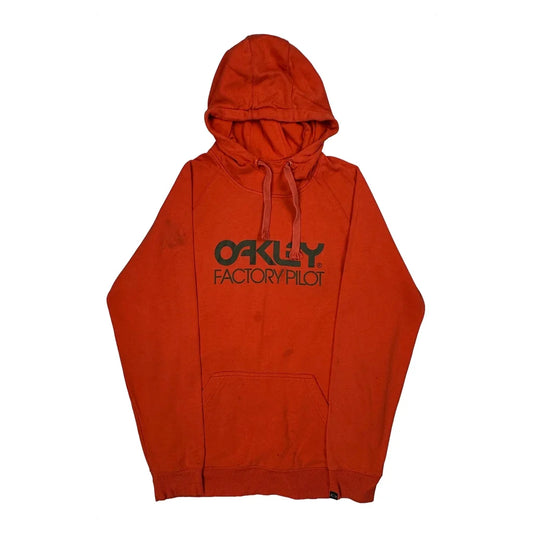 Factory Pilot Oakley Hoodie - Large Red Cotton