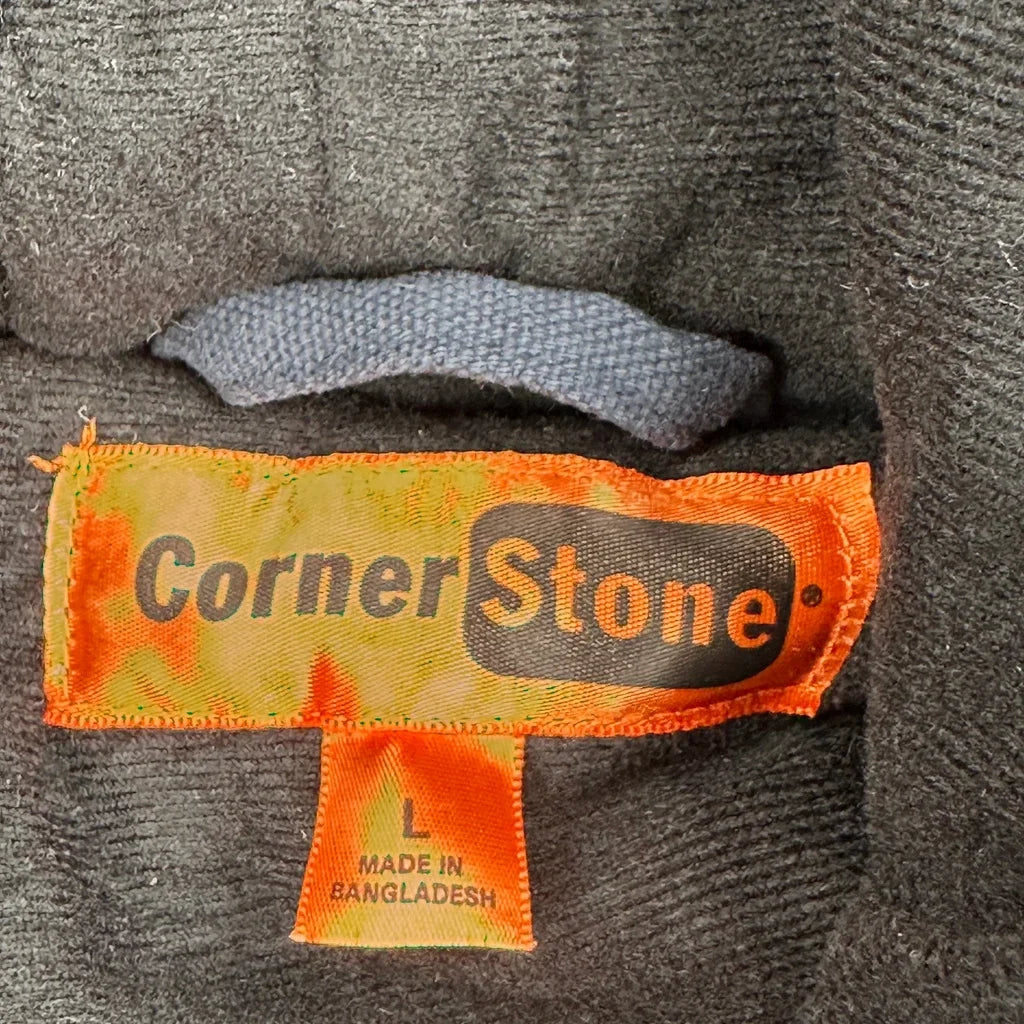Corner Stone Workwear Jacket - Large Gray Cotton