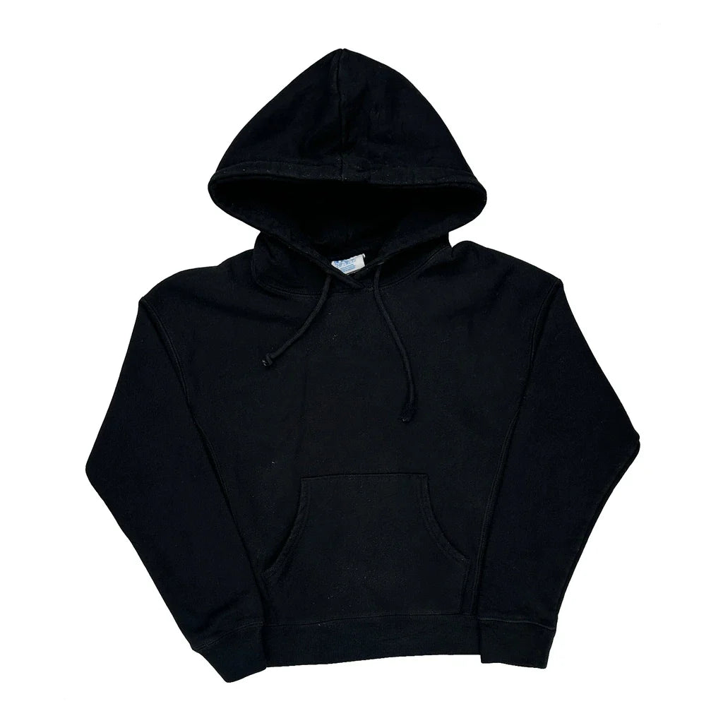 Reverse Weave Champion Hoodie - Small Black Cotton Blend