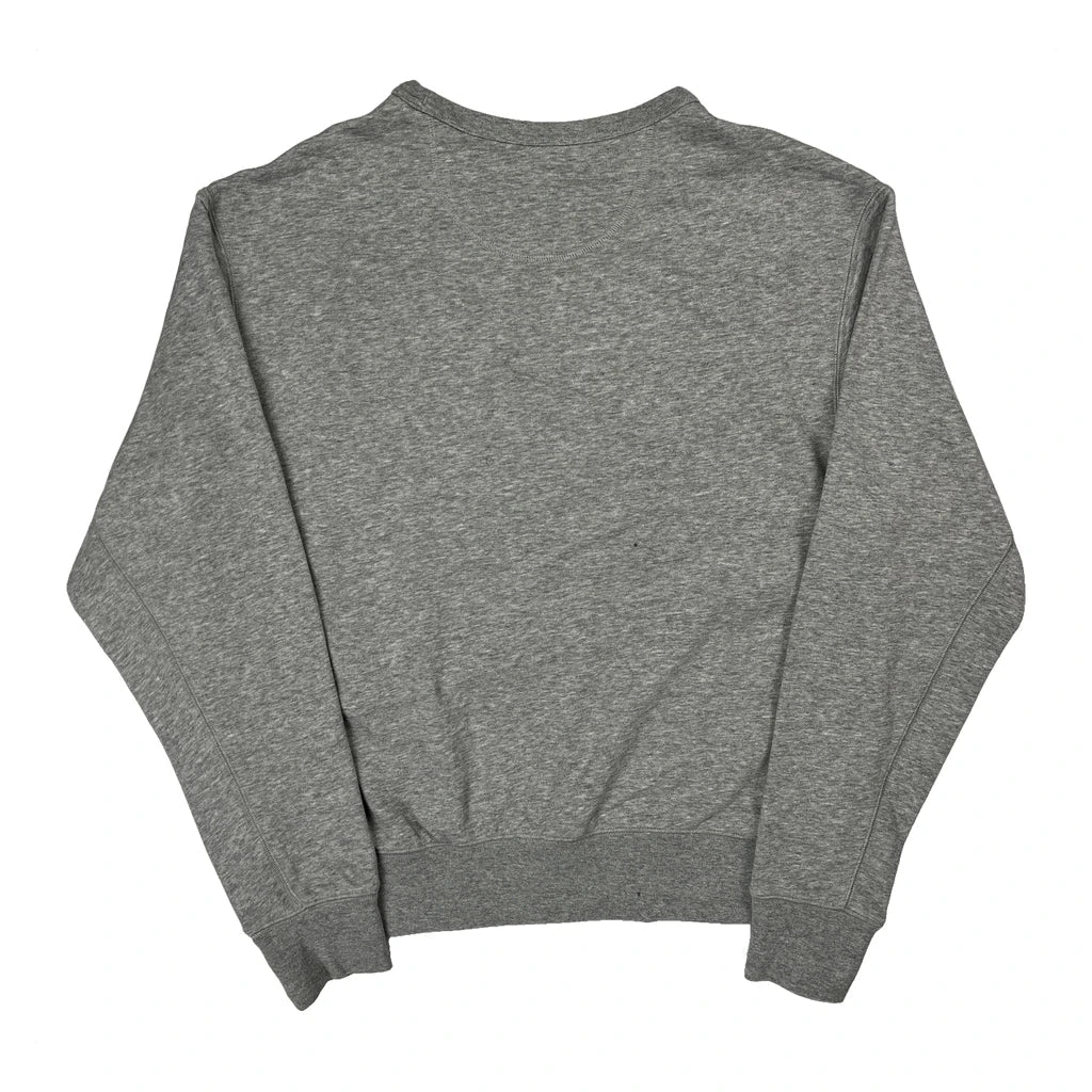 Adidas College Sweatshirt - Medium Gray Cotton