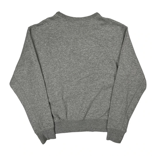 Adidas College Sweatshirt - Medium Gray Cotton