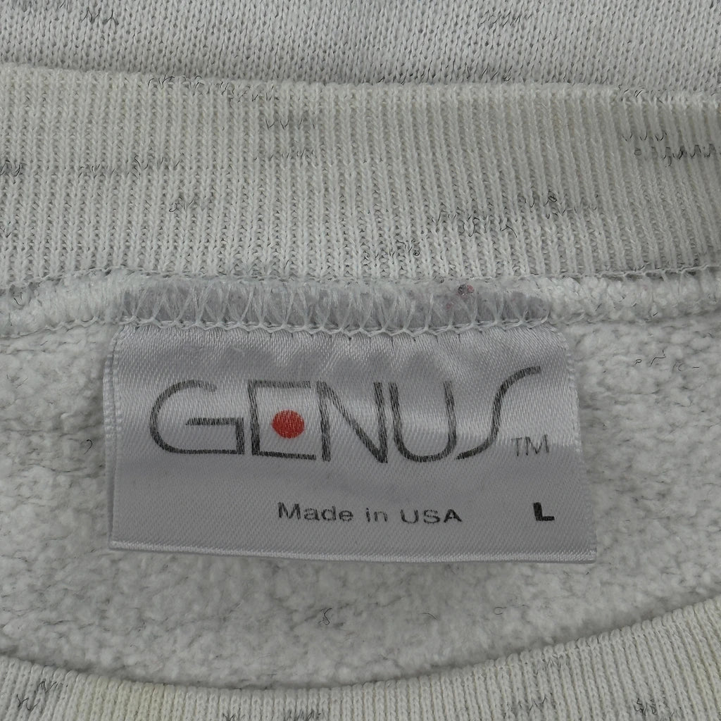 Mickey Mouse Disney Cartoon Sweatshirt - Large Gray Cotton Blend