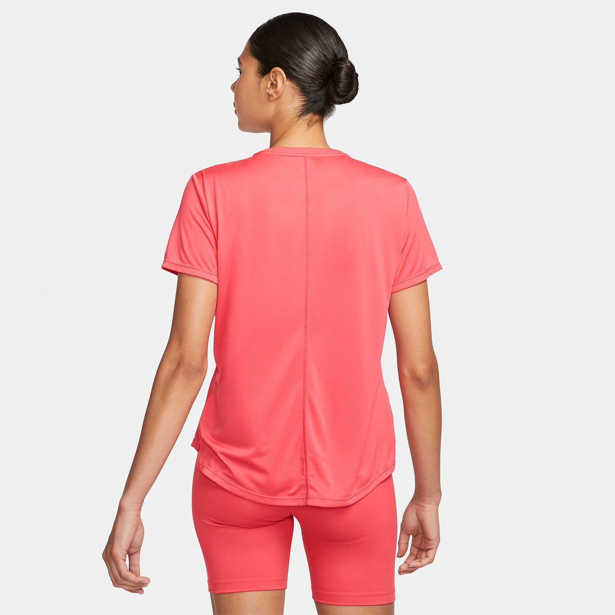 Nike One Dri-FIT Logo Maglietta Light Fusion Red/White