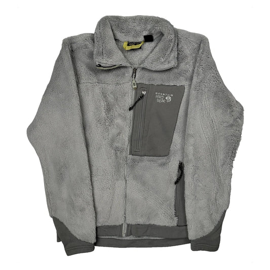 Mountain Hard Wear Fleece Jacket - Medium Gray Polyester