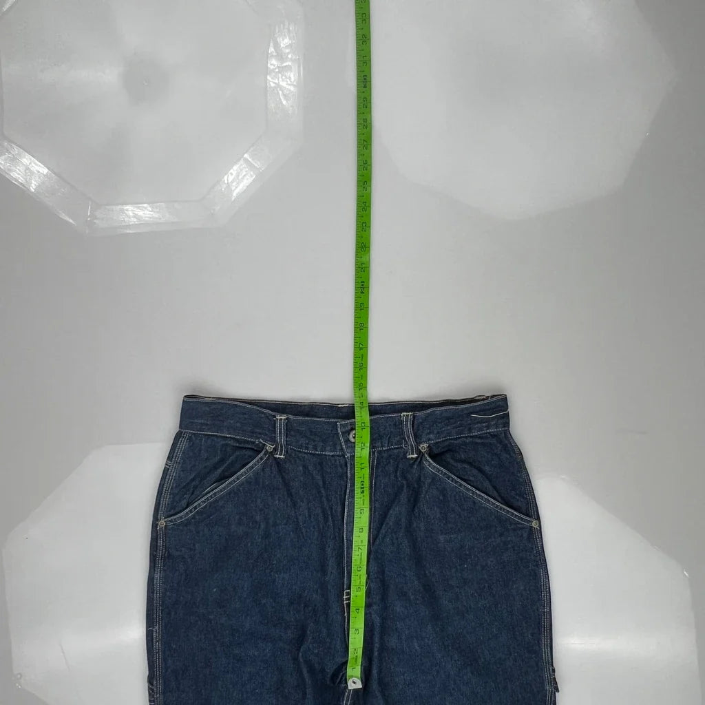 Bill Blass Jeans - 32W US 10 Blue Cotton