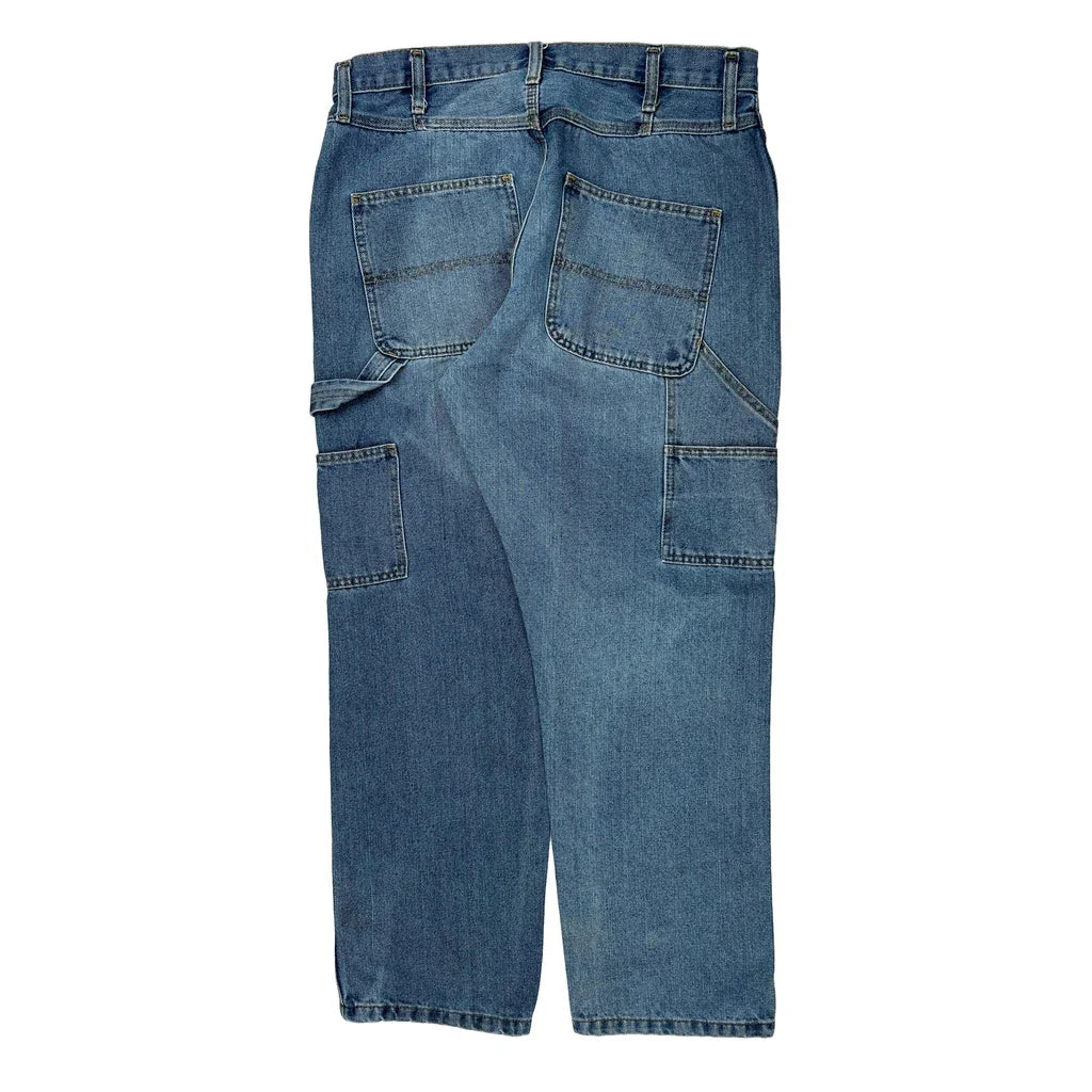 Unbranded Carpenter Jeans - 34W 30L Blue Cotton Blend
