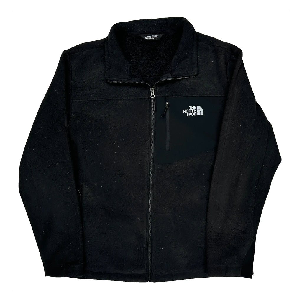 The North Face Fleece Jacket - Large Black Polyester