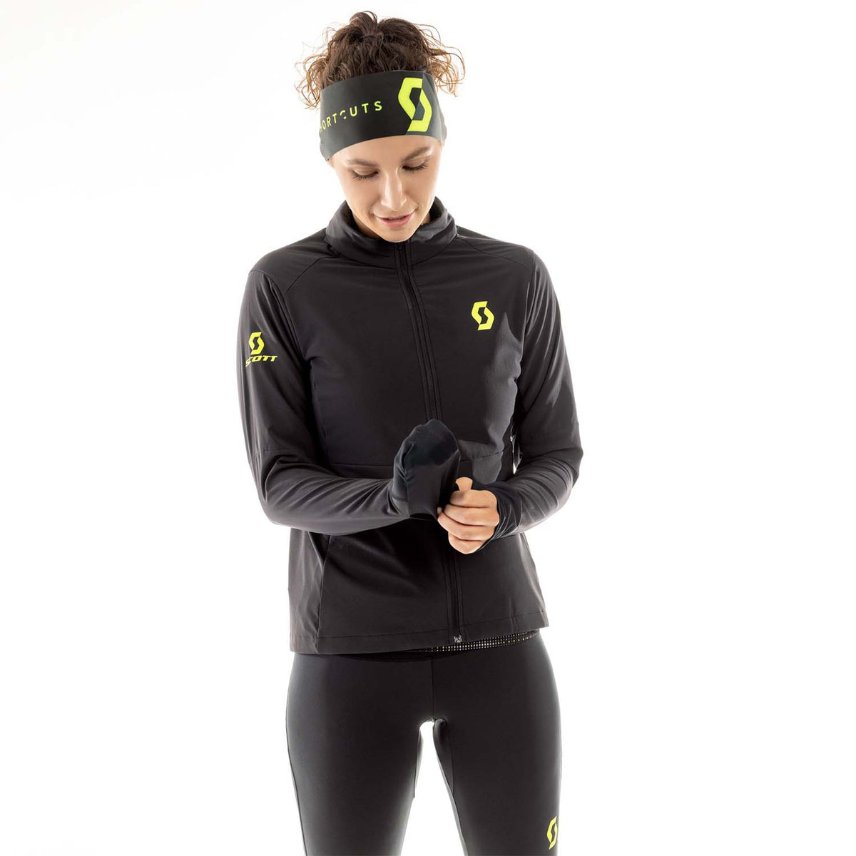 Scott RC Run Giacca Black/Yellow