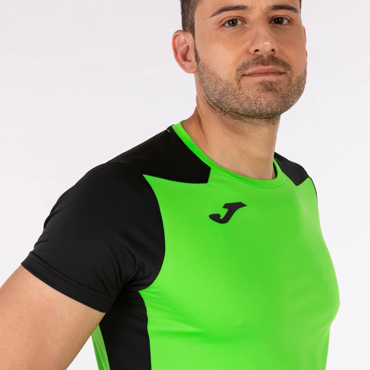 Joma Record II Maglietta Fluor Green/Black