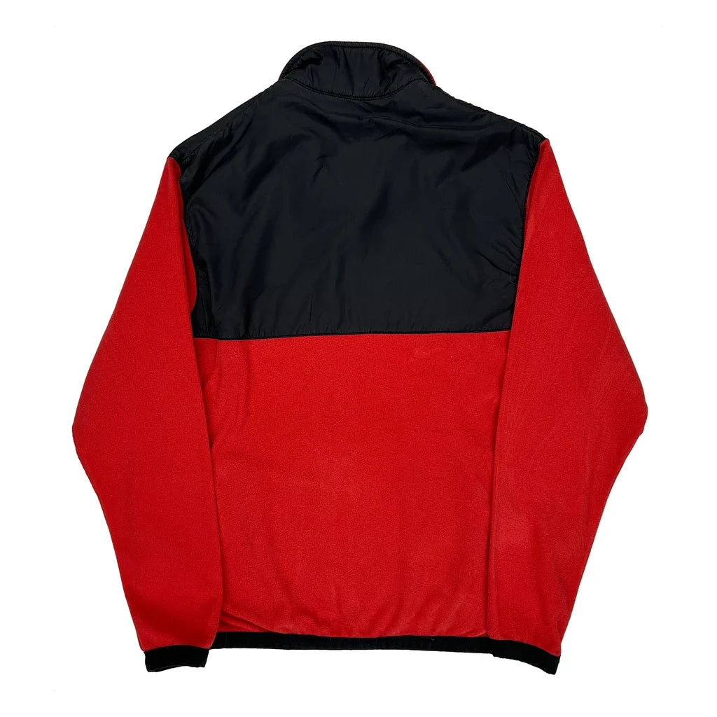 Nike Fleece Jacket - XL Red Polyester