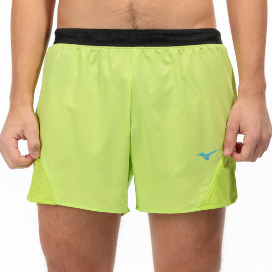 Mizuno Aero 4.5in Pantaloncini Lime