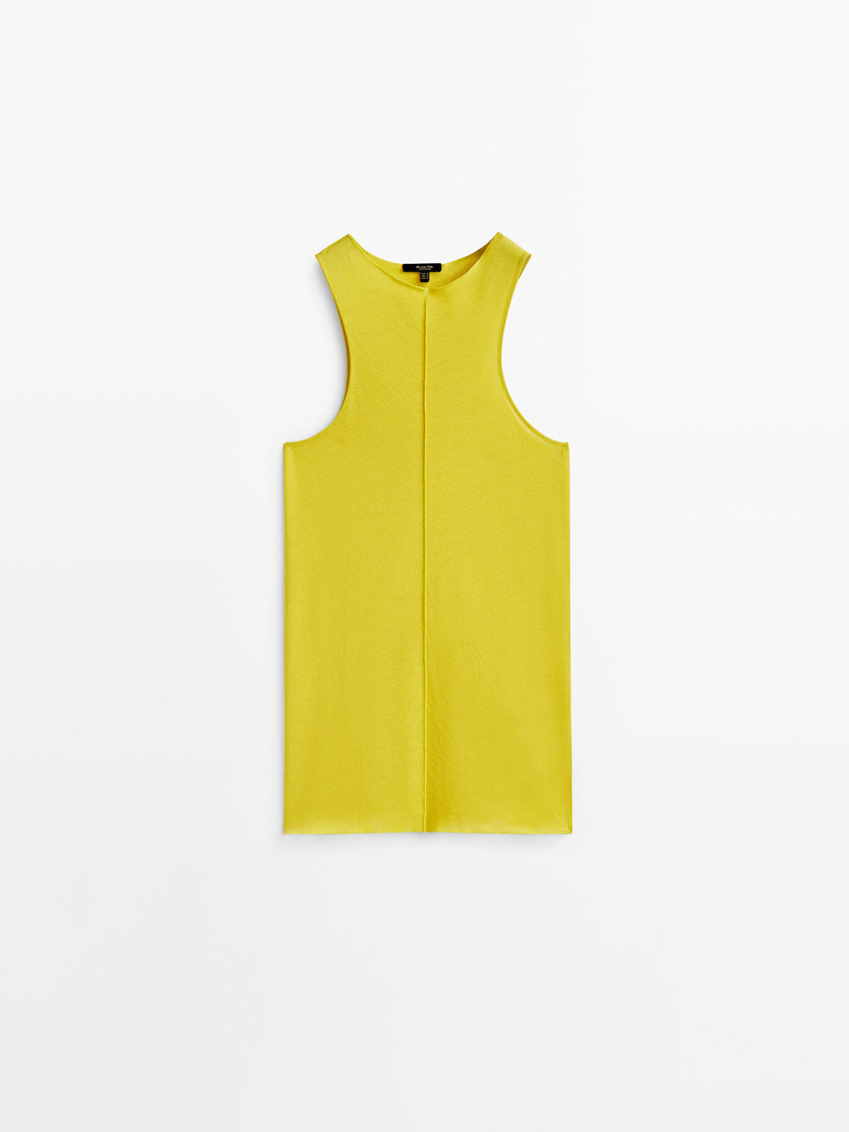 Camiseta sin mangas crepe nervio central - LIMA